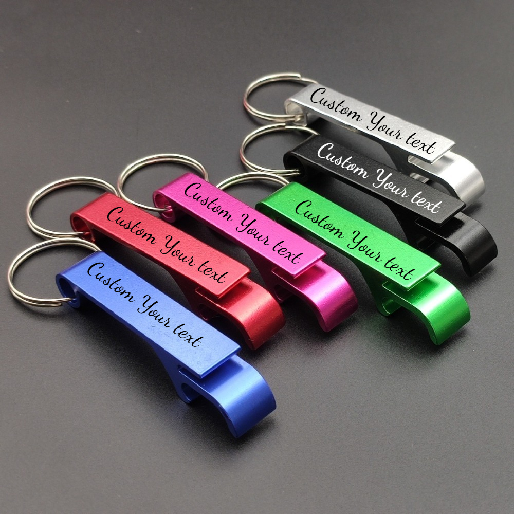 Bottle Opener Keyring - Custom Name Bottle Opener Beer Keychain