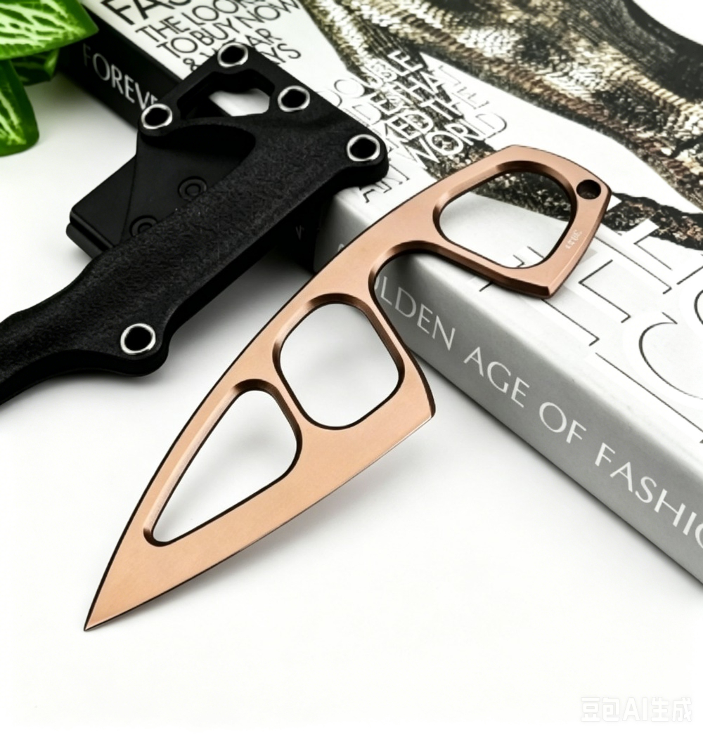 Edc Pocket Carry Fixed Blade - High Hardness Neck Knife 440C Blade
