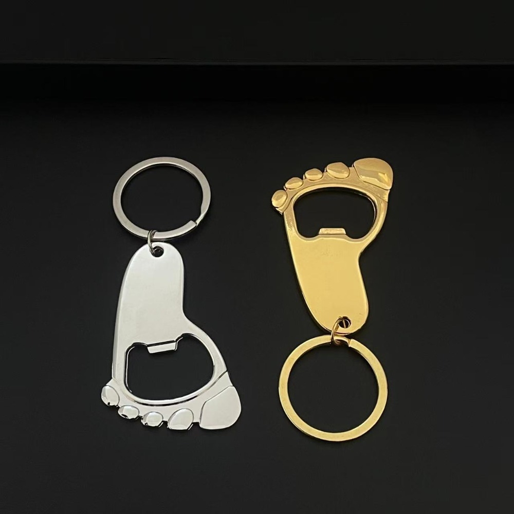 Bottle Opener Keyring - Creative Little Footprint Keychain Bottle Opener