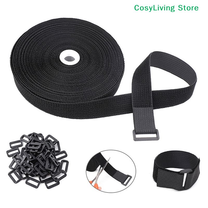 Gear Tie Reusable - [CL]5M Reusable Nylon Hook Loop Fastening