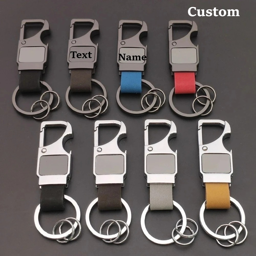 Personalized Genuine Leather K - Bottle Opener Keyring review and price