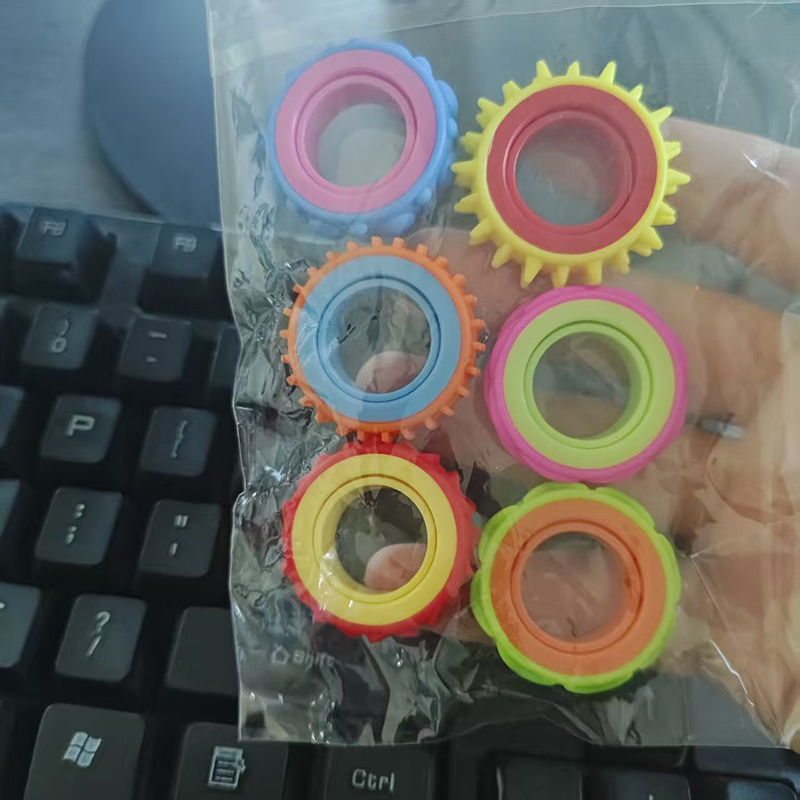 6PCS Rotating Fidget Ring for  - Fidget Spinner Bearing review and price