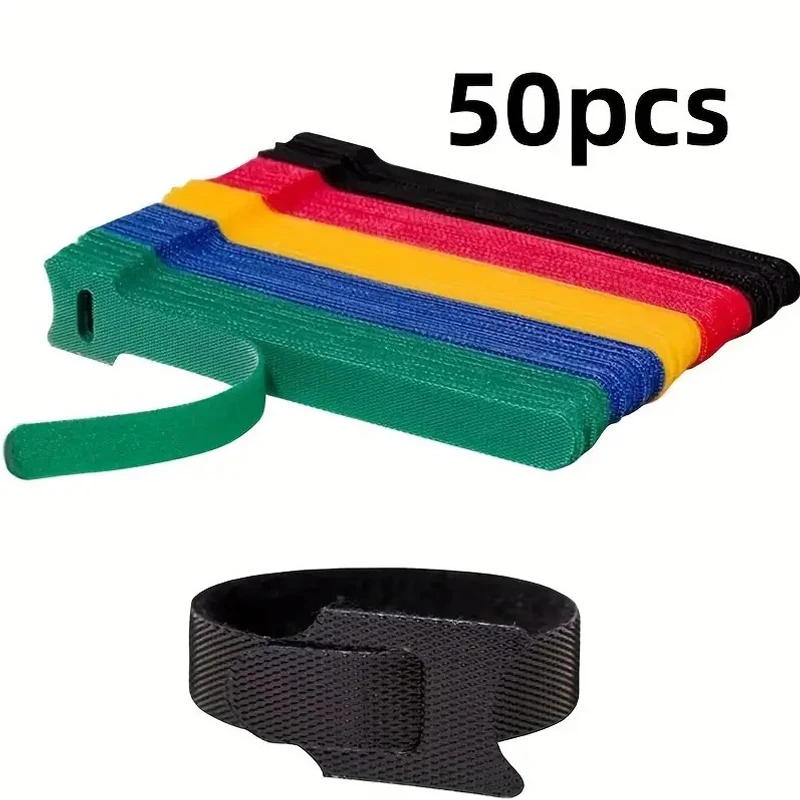 50pcs Reusable Hook and Loop C - Gear Tie Reusable review and price