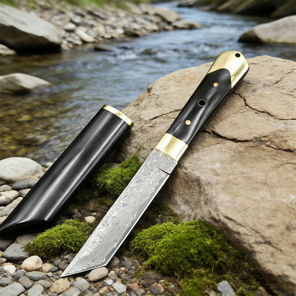 High Hardness Damascus Blade E - Edc Pocket Carry Fixed Blade review and price