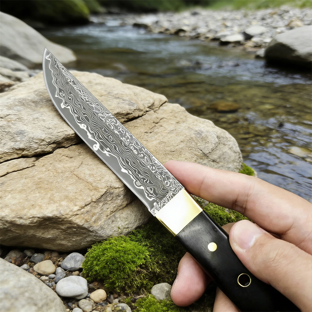 High Hardness Damascus Blade E - Edc Pocket Carry Fixed Blade review and price