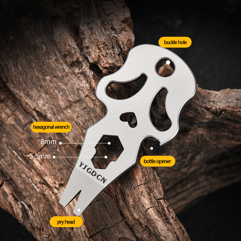 Multifunctional Hex Key Wrench - Titanium Pry Bar review and price