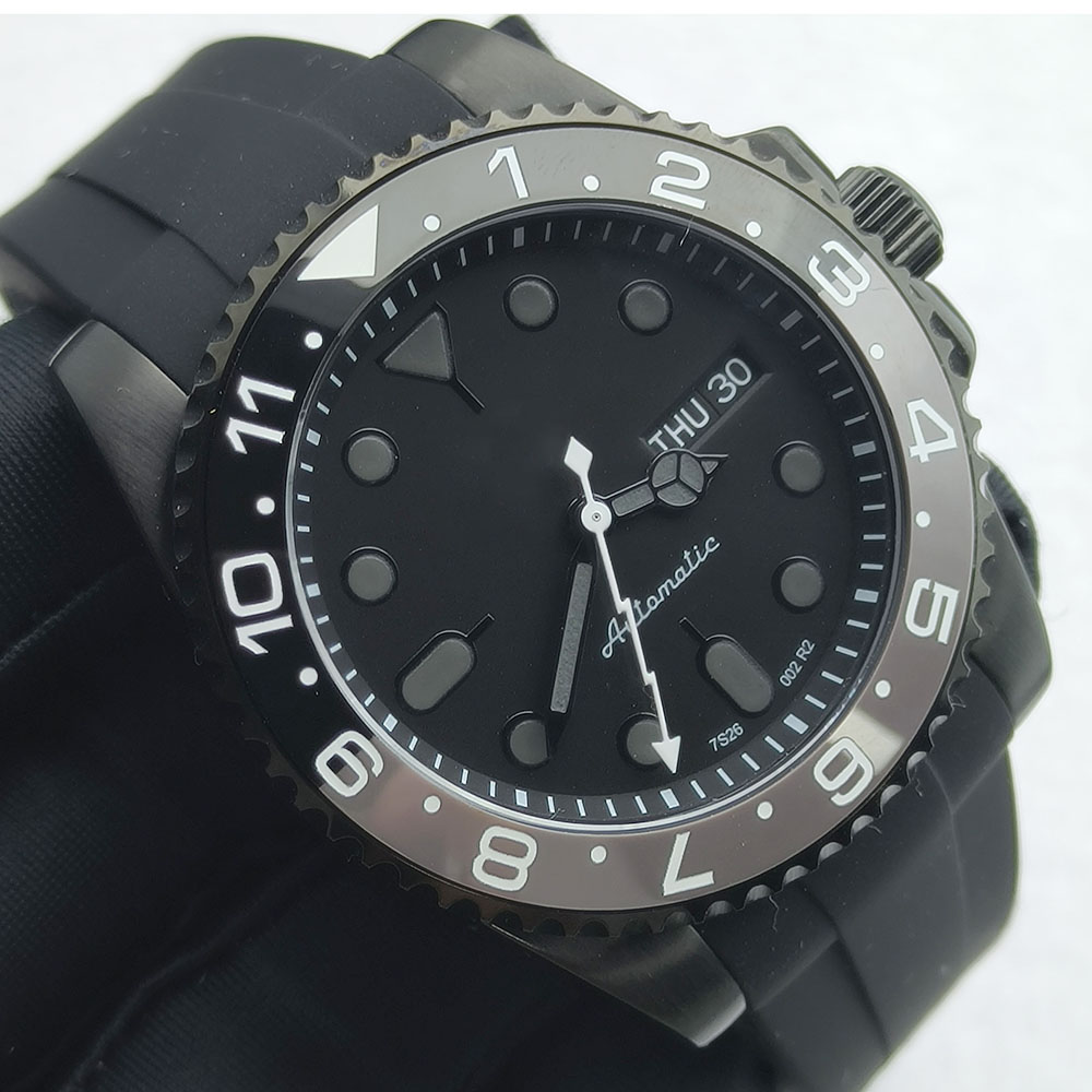 40MM NH36 Watch Black Men's St - Watch Winder Compact review and price