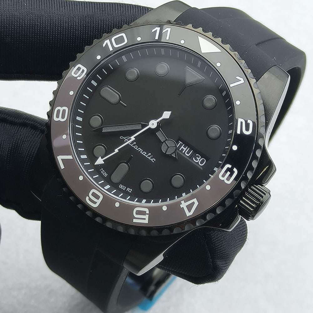 40MM NH36 Watch Black Men's St - Watch Winder Compact review and price