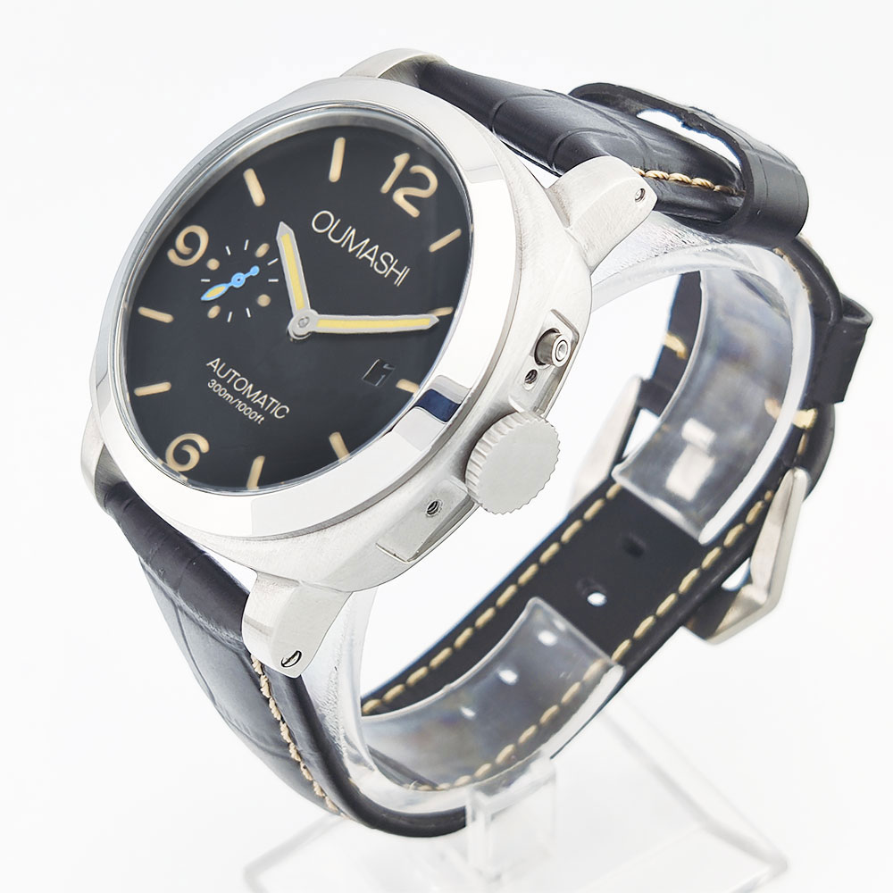 44mm Men's watch Seagull st255 - Watch Winder Compact review and price