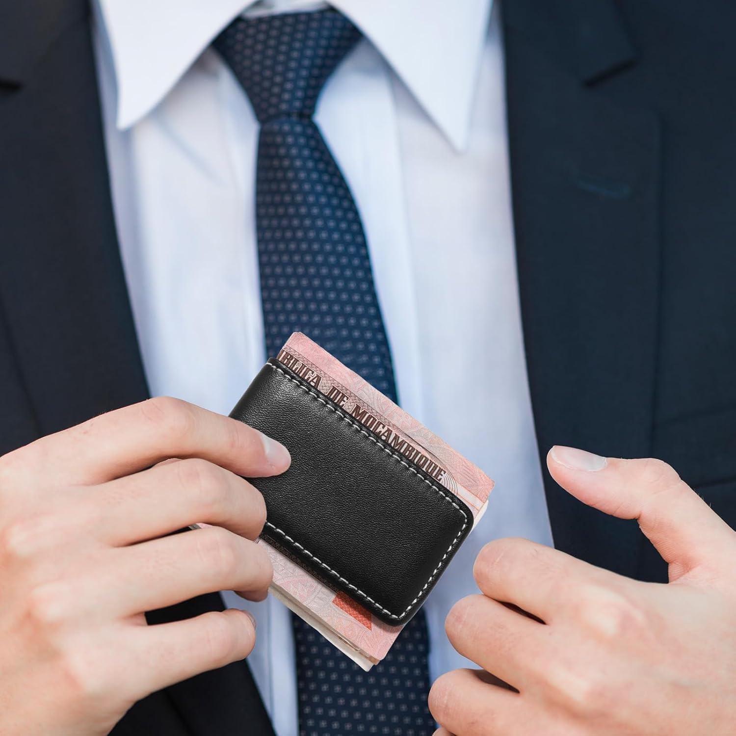 Black Magnetic Money Clip Mini - Money Clip Magnetic review and price