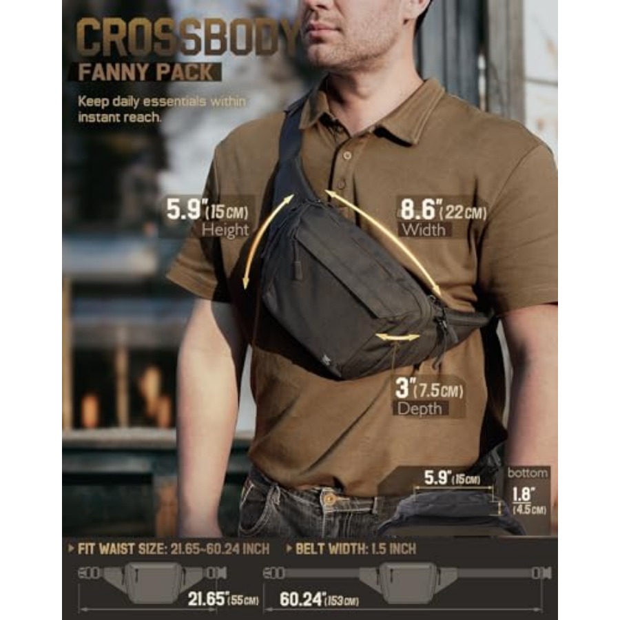 Tactical Concealed Carry Fanny - Edc Concealed Carry Fanny Pack review and price