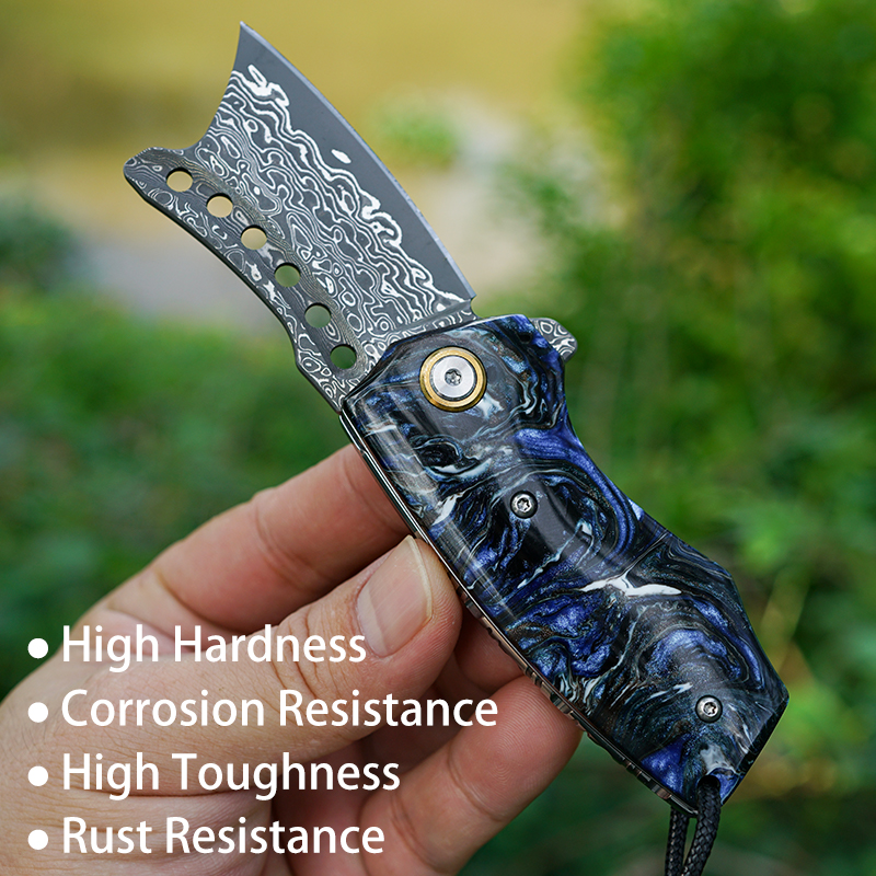 Handmade Damascus Steel Pocket - Edc Carry Pocket Knife review and price