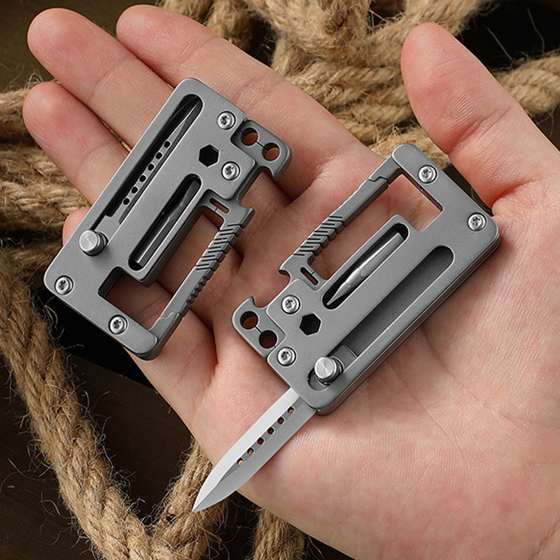 5 IN 1 Titanium Alloy Keychain - Multitool Credit Card review and price