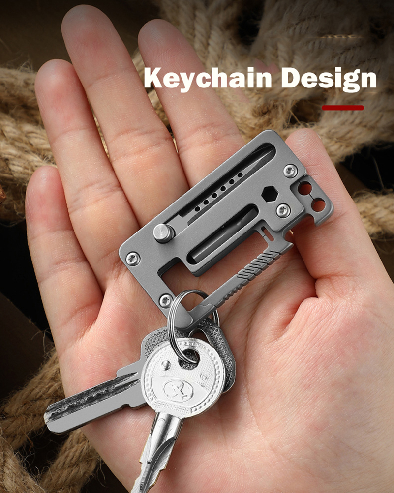 5 IN 1 Titanium Alloy Keychain - Multitool Credit Card review and price