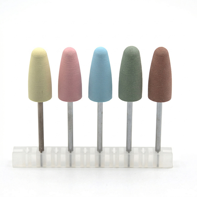 5Pcs/Set Silicone Nail Drill B - Nail File Titanium review and price