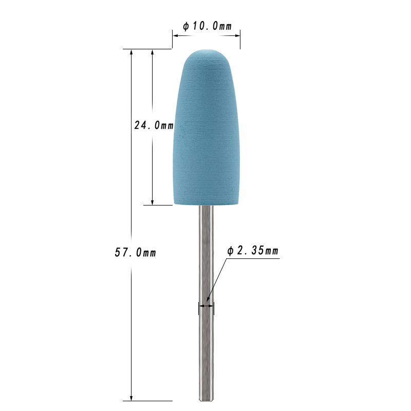 5Pcs/Set Silicone Nail Drill B - Nail File Titanium review and price