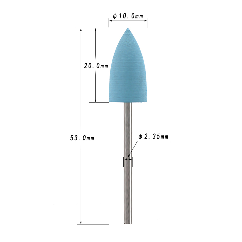 5Pcs/Set Silicone Nail Drill B - Nail File Titanium review and price