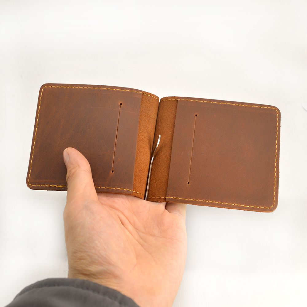 Handmade Genuine Leather Money - Money Clip Magnetic review and price