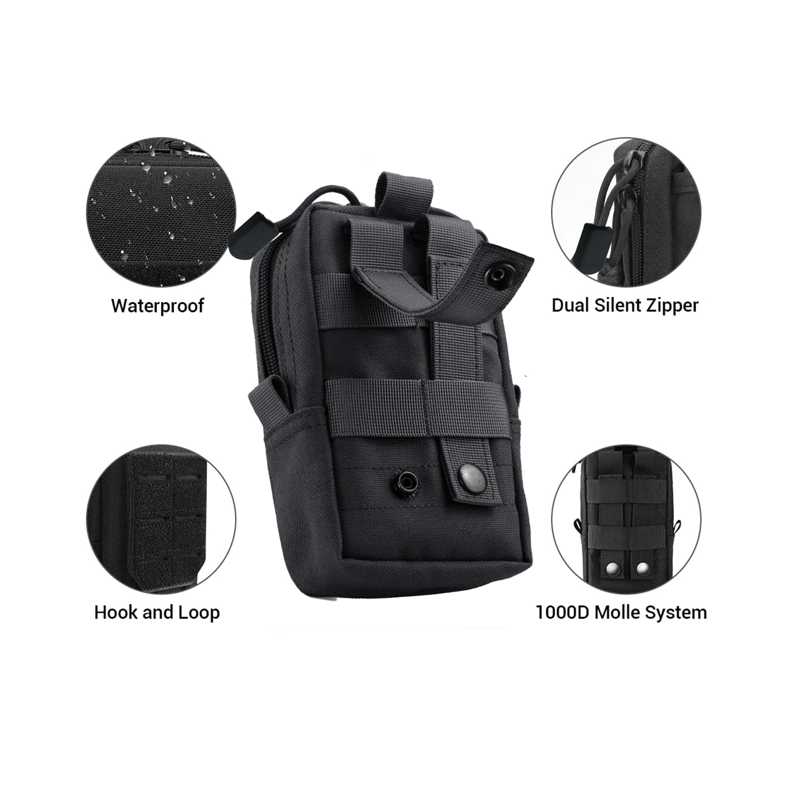 Tactical Molle Pouch Waist Bag - Edc Everyday Carry review and price