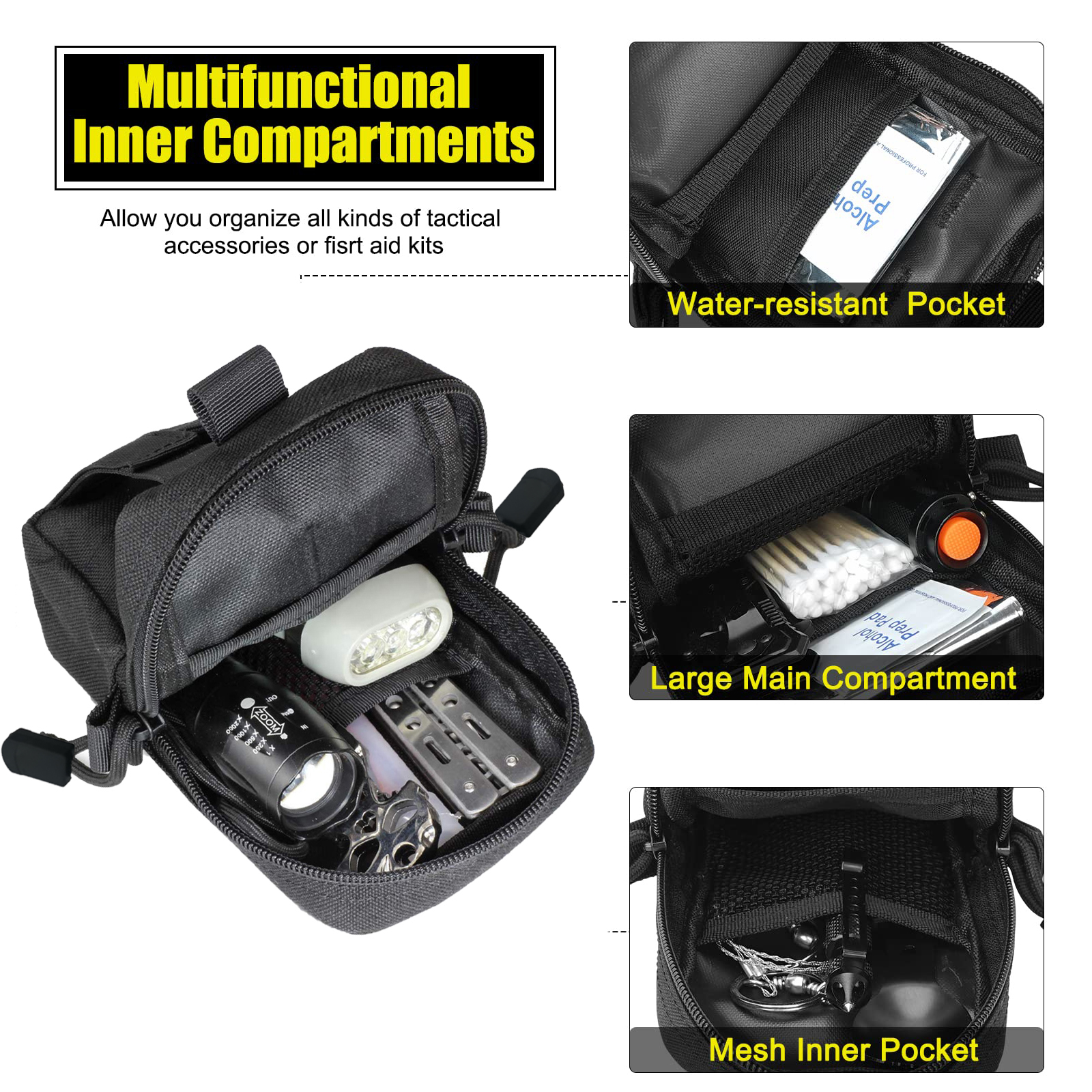 Tactical Molle Pouch Waist Bag - Edc Everyday Carry review and price