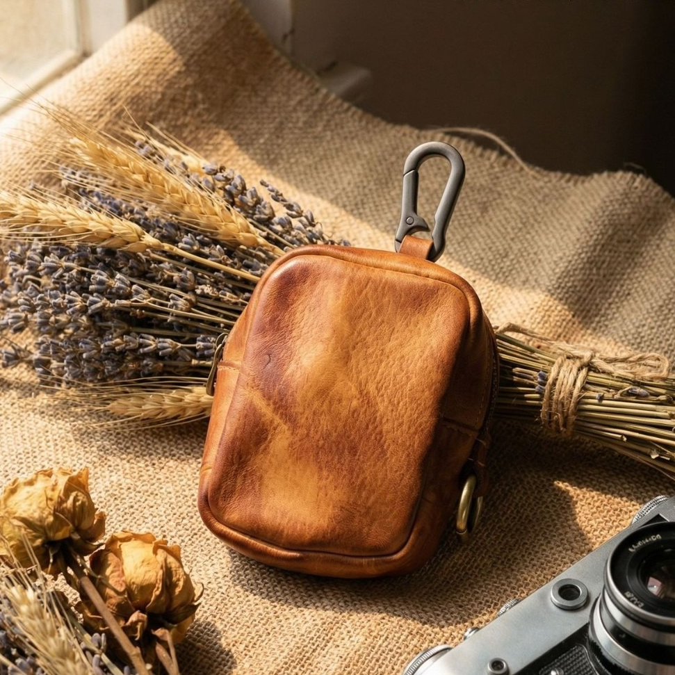 Rugged Vintage Leather Mini Cl - Edc Carry Coins review and price