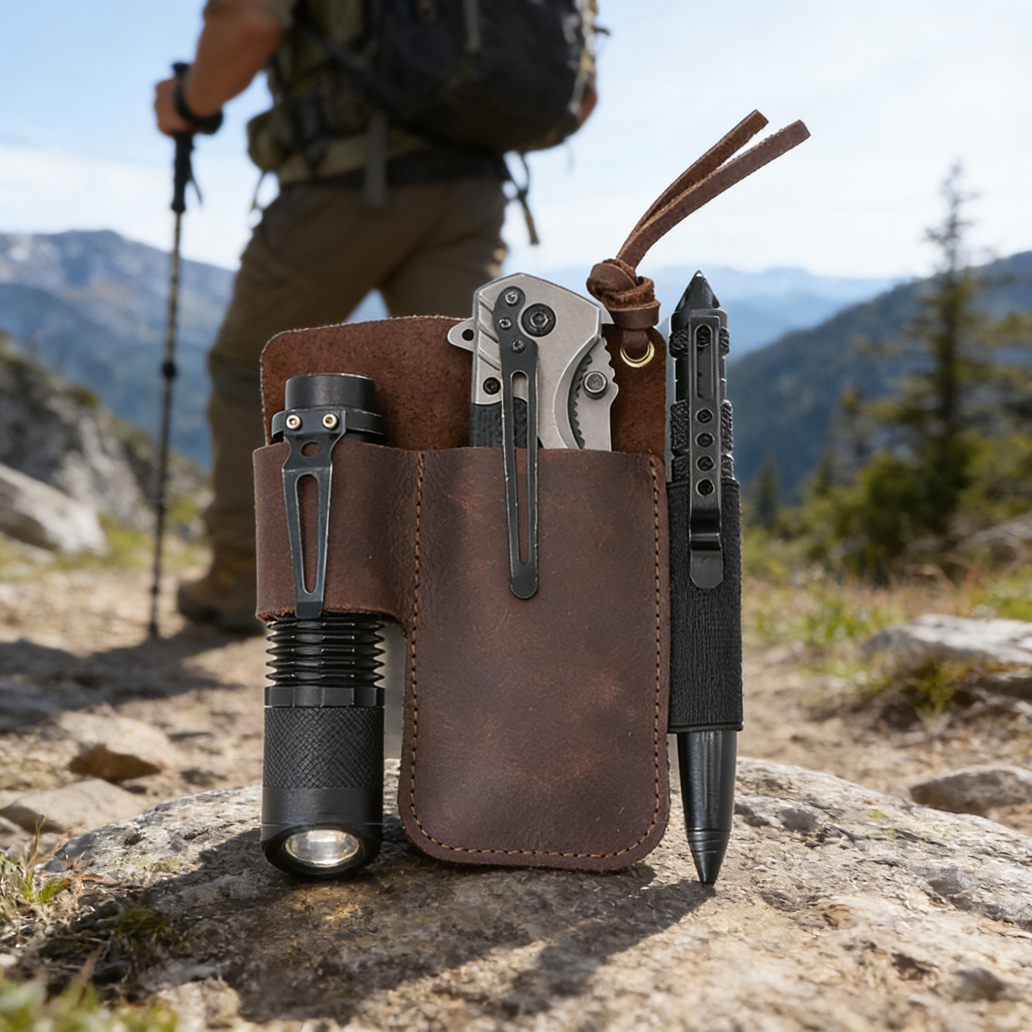 EDC Leather Flashlight Tool Ho - Edc Everyday Carry review and price
