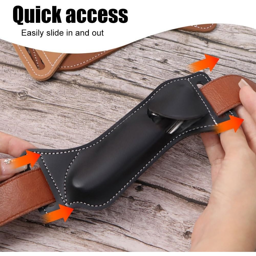 5 Inch Folding Knife Holster E - Edc Carry Belt Leather review and price