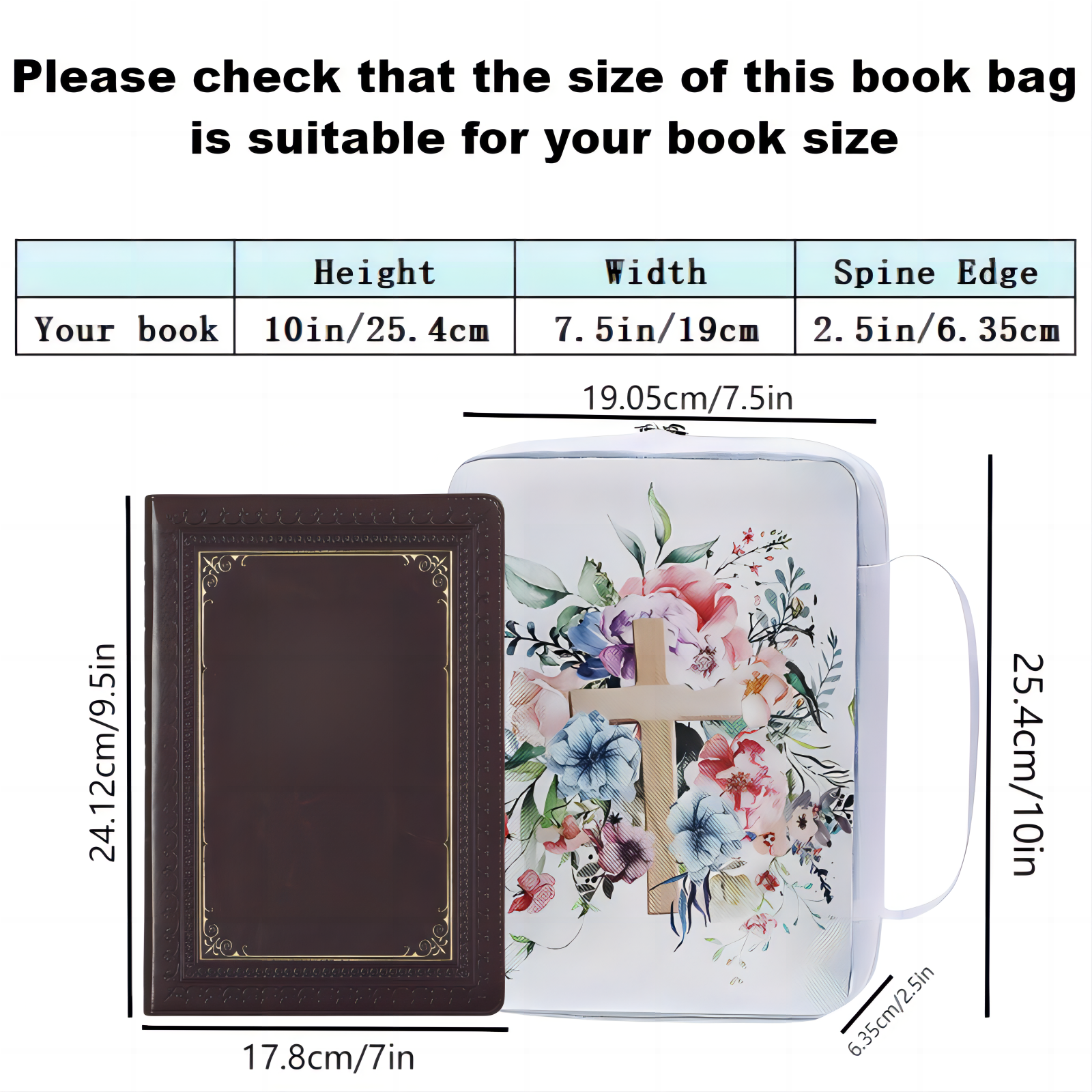 Bible Cover, Floral Bible Case - Edc Carry Bag review and price