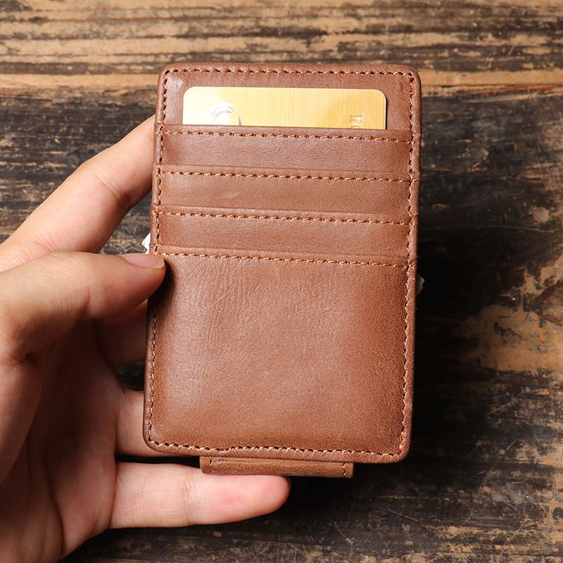 Men Slim Money Clip Wallet Lea - Money Clip Magnetic review and price