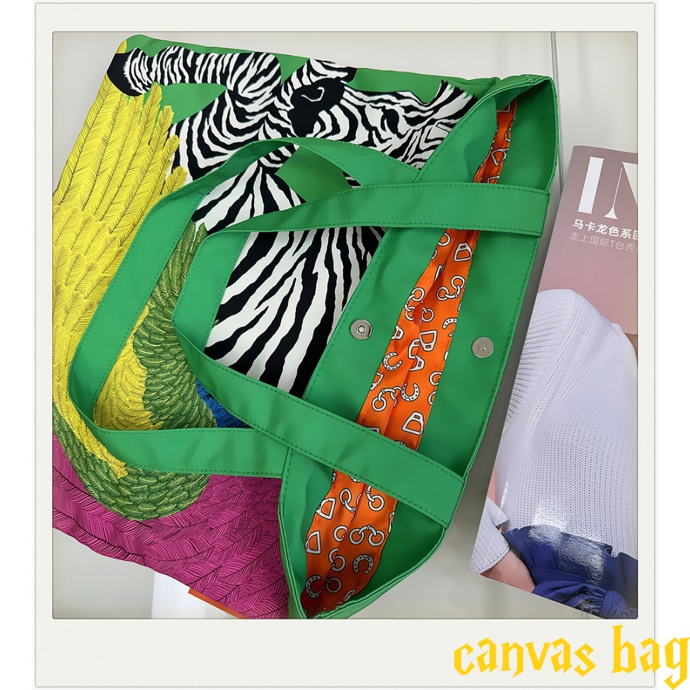 Fashion Multi-color Canvas Bag - Edc Carry Bag review and price