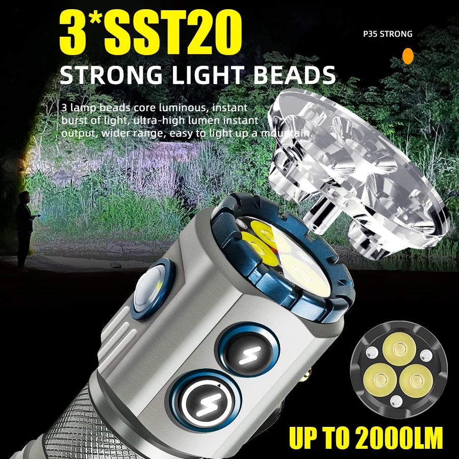 Powerful 2000LM EDC Flashlight - Edc Daily Carry review and price