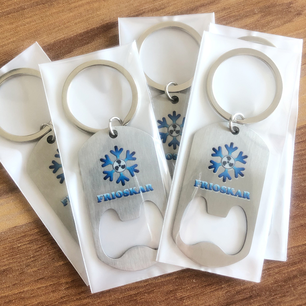 Custom Company Logo Stainless  - Bottle Opener Keyring review and price