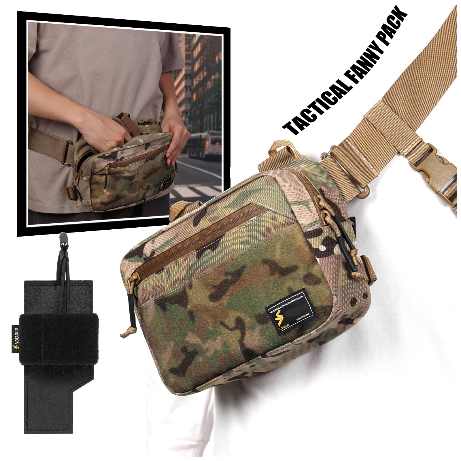 Tactical Fanny Pack, Concealed - Edc Concealed Carry Fanny Pack review and price