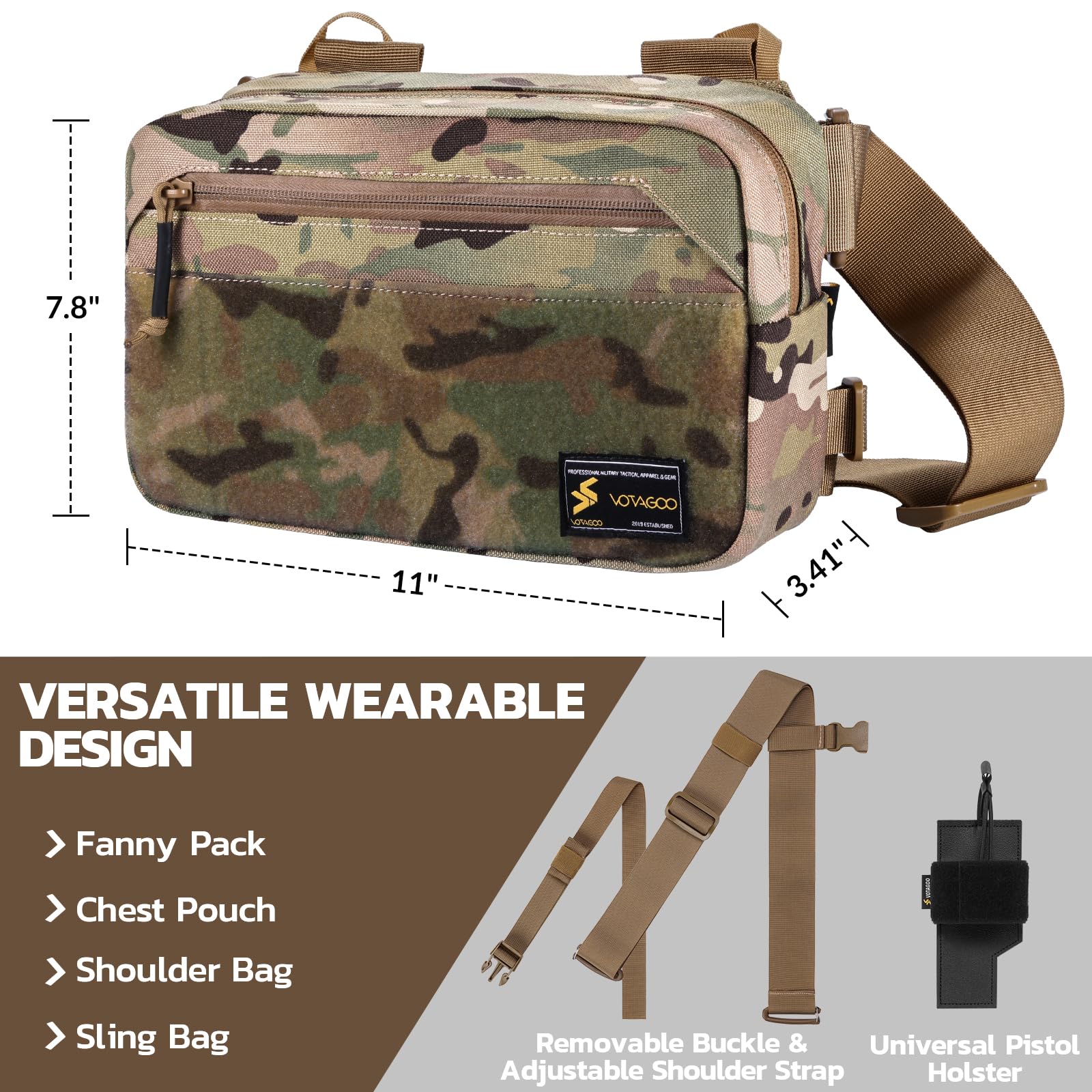Tactical Fanny Pack, Concealed - Edc Concealed Carry Fanny Pack review and price