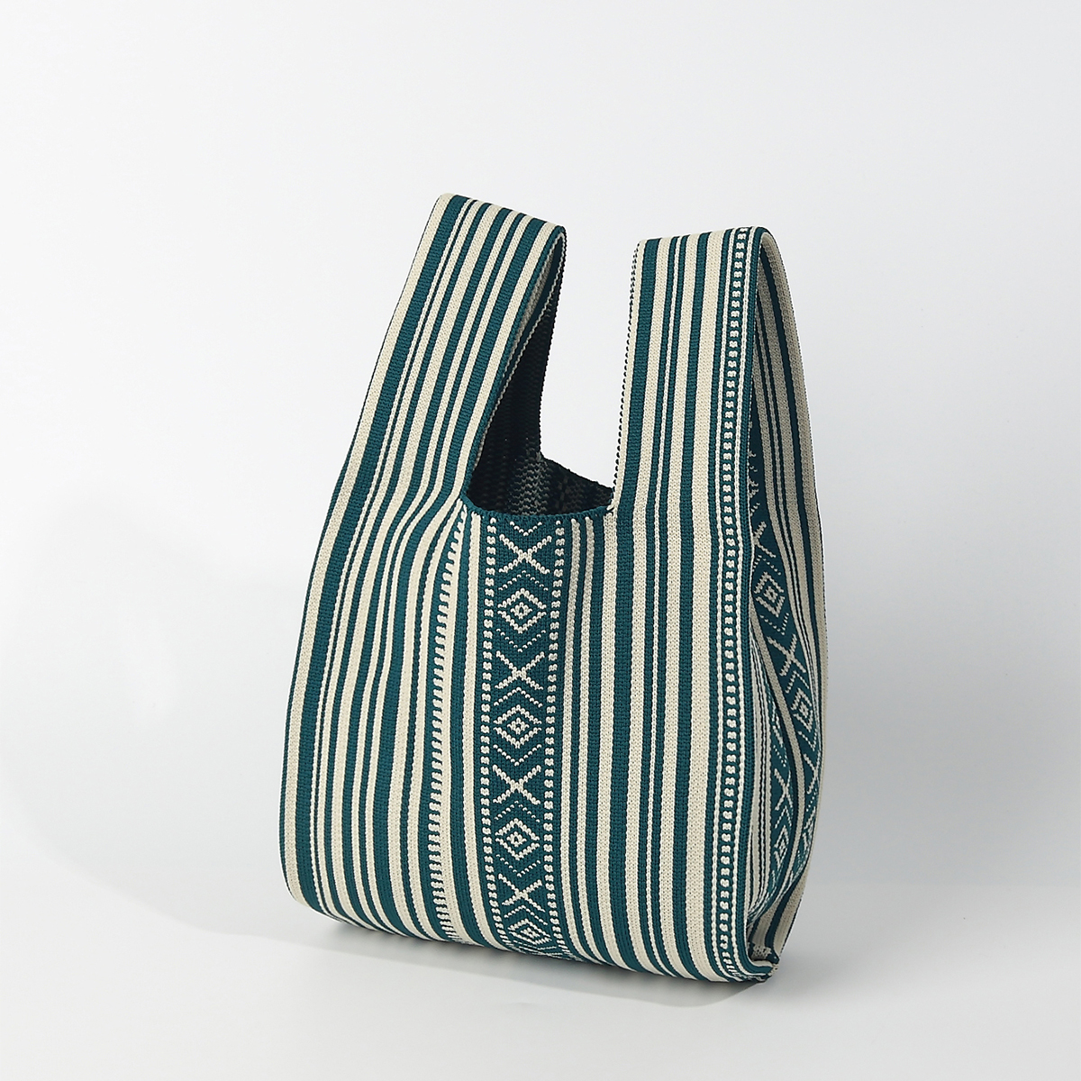Line Pattern Knitted Crocheted - Edc Carry Bag review and price