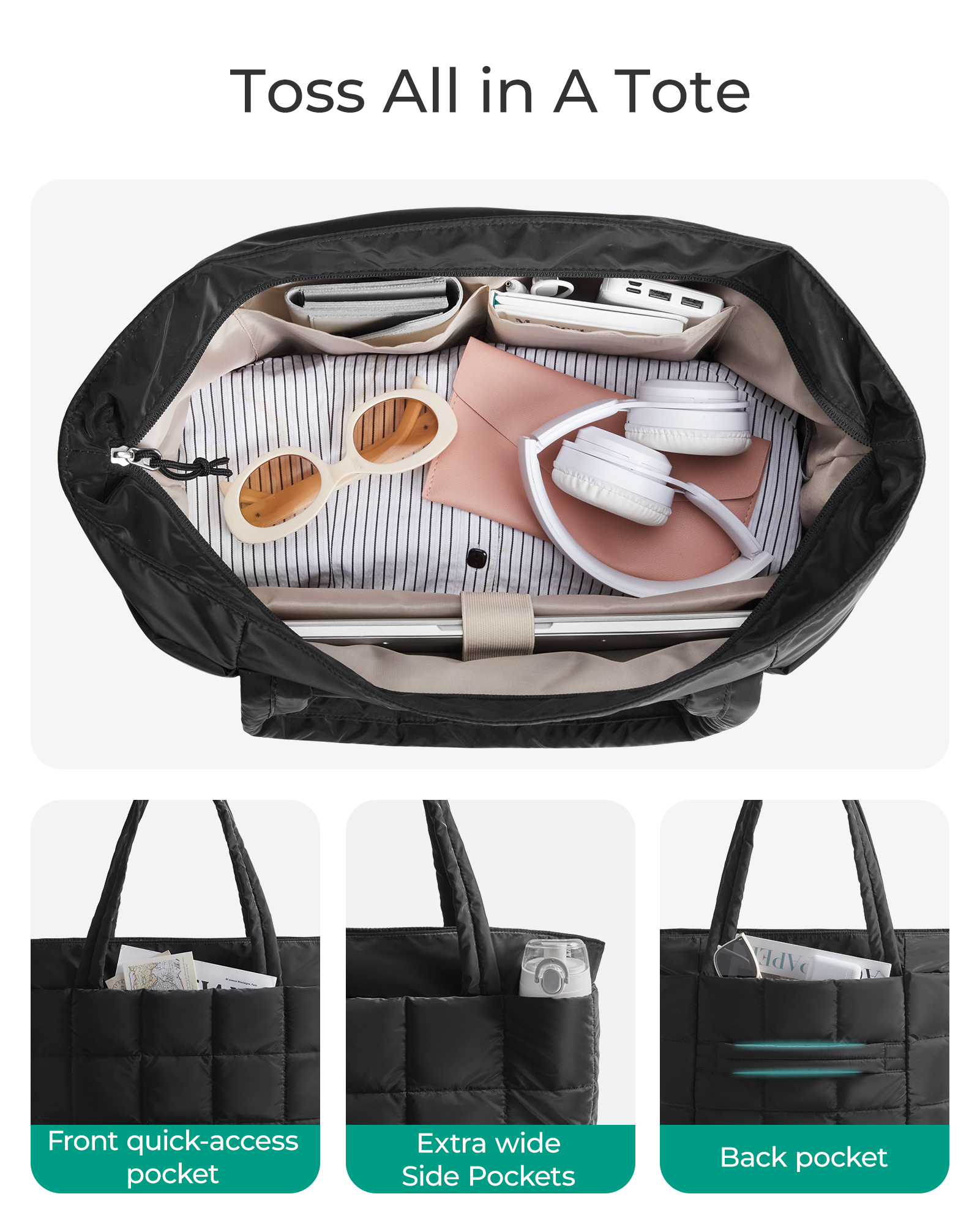 BAGSMART Travel Tote Bag Women - Edc Carry Bag review and price