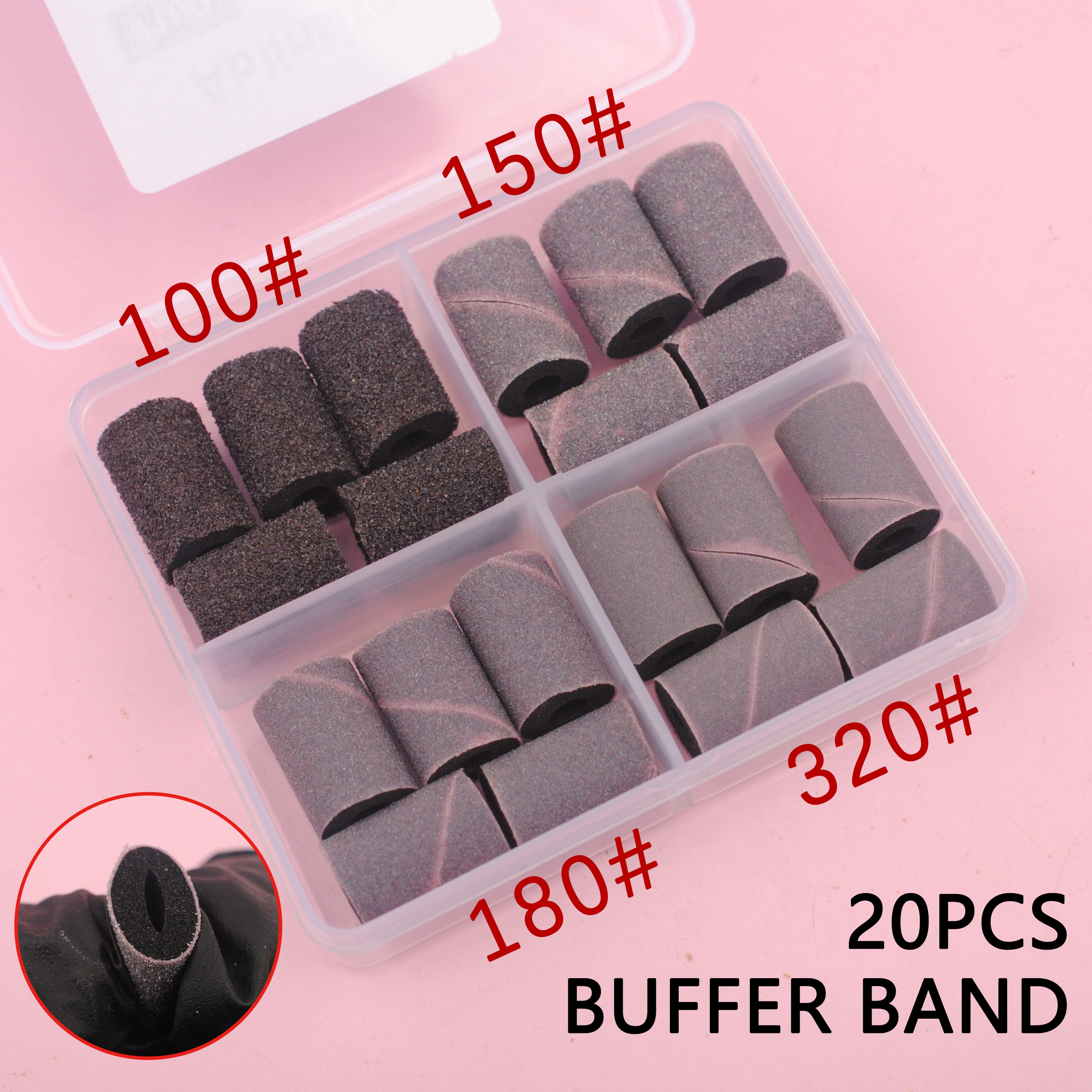 Nail Drill Buffer Bands,Soft S - Nail File Titanium review and price