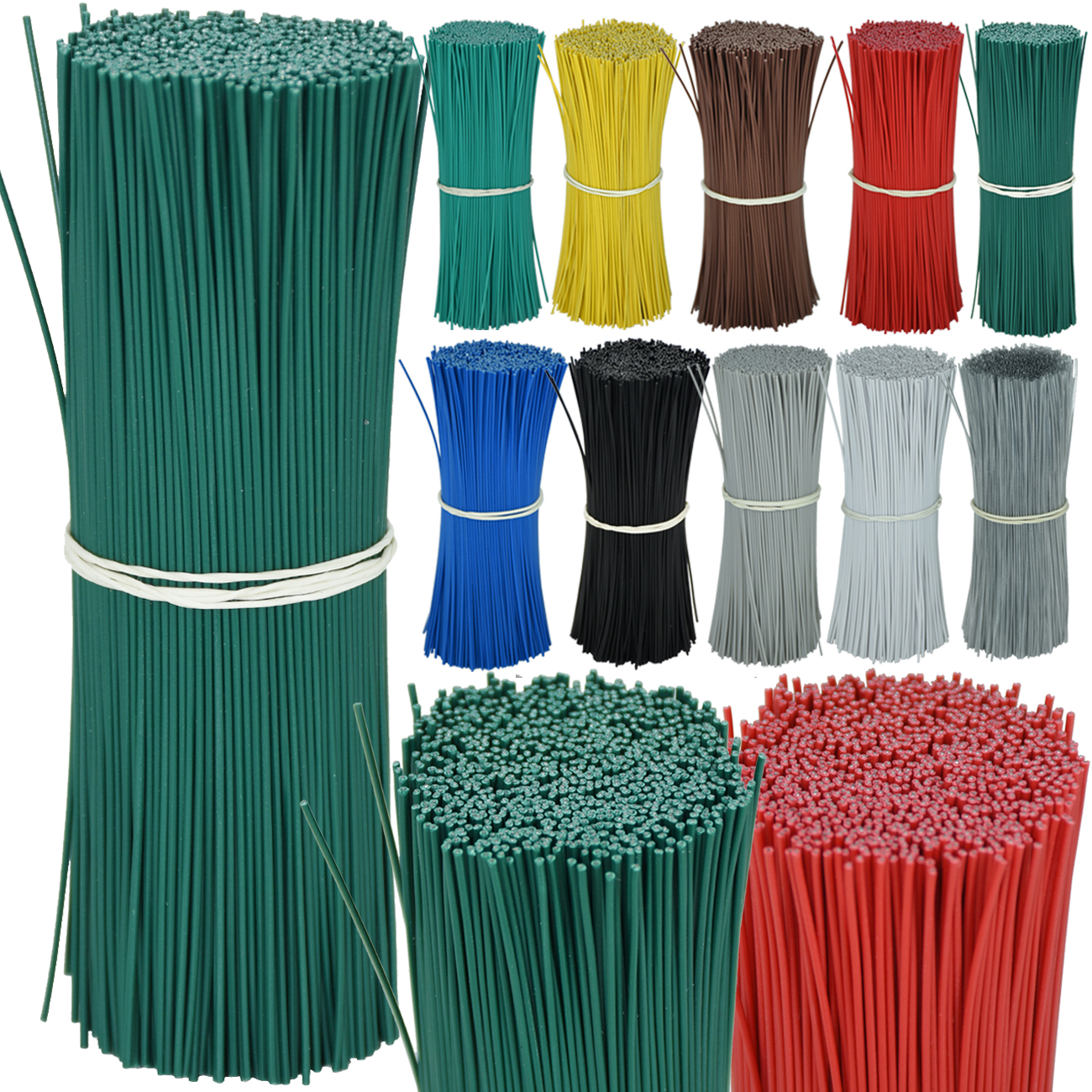 100PCS Gardening ROUND Cable T - Gear Tie Reusable review and price