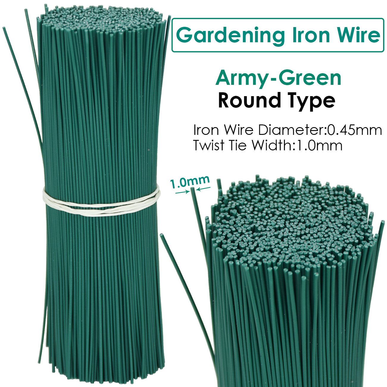 100PCS Gardening ROUND Cable T - Gear Tie Reusable review and price