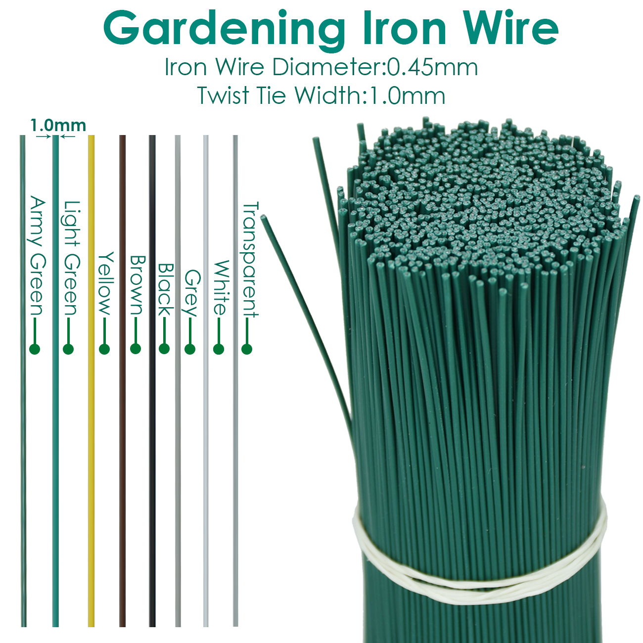 100PCS Gardening ROUND Cable T - Gear Tie Reusable review and price