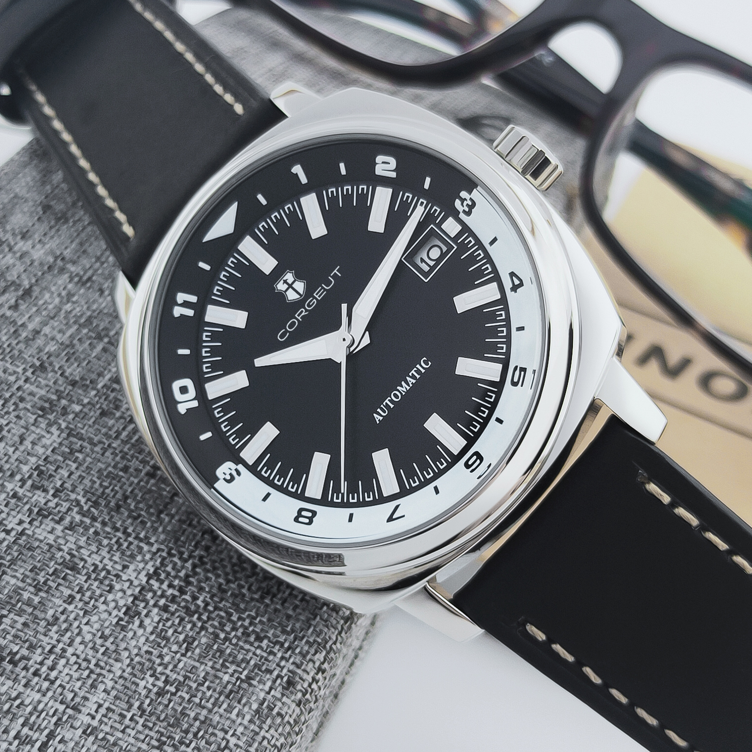 CUSTOM 42MM Stainless Steel Sa - Watch Winder Compact review and price