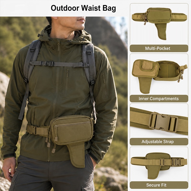Multifunctional Waist Bag Nylo - Edc Concealed Carry Fanny Pack review and price