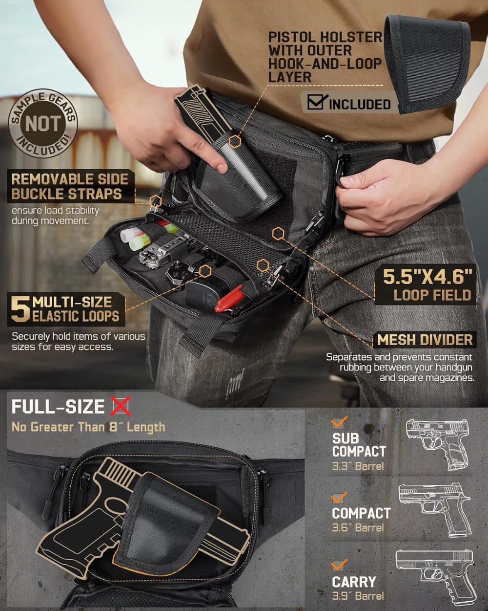 Tactical Concealed Carry Fanny - Edc Concealed Carry Fanny Pack review and price