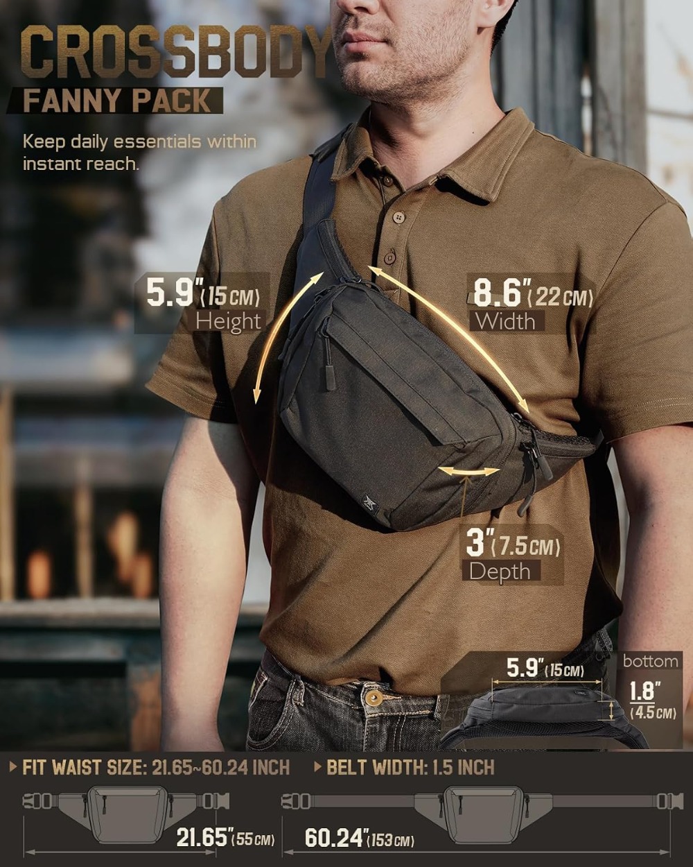 Tactical Concealed Carry Fanny - Edc Concealed Carry Fanny Pack review and price