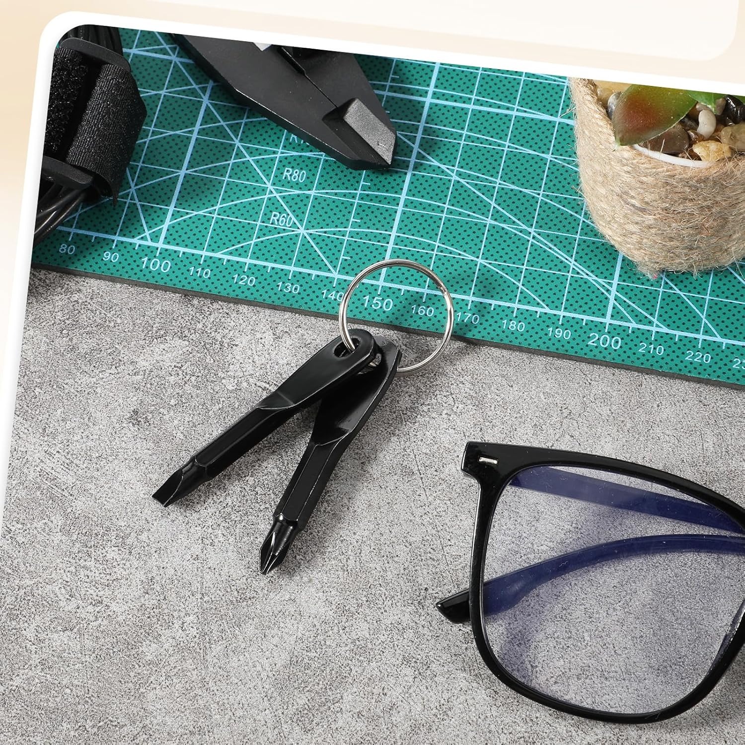 Set of 4 Black Portable EDC Sc - Edc Daily Carry review and price
