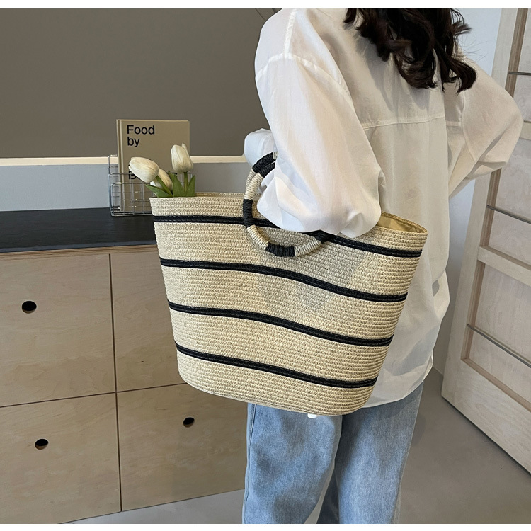 striped Tote grass woven bag s - Edc Carry Bag review and price