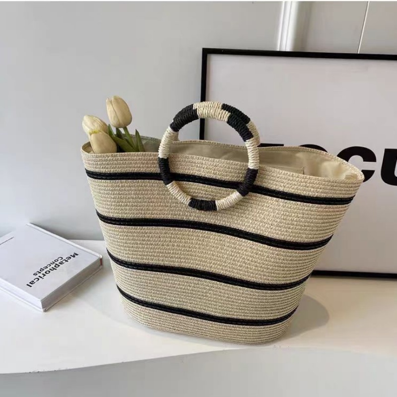 striped Tote grass woven bag s - Edc Carry Bag review and price