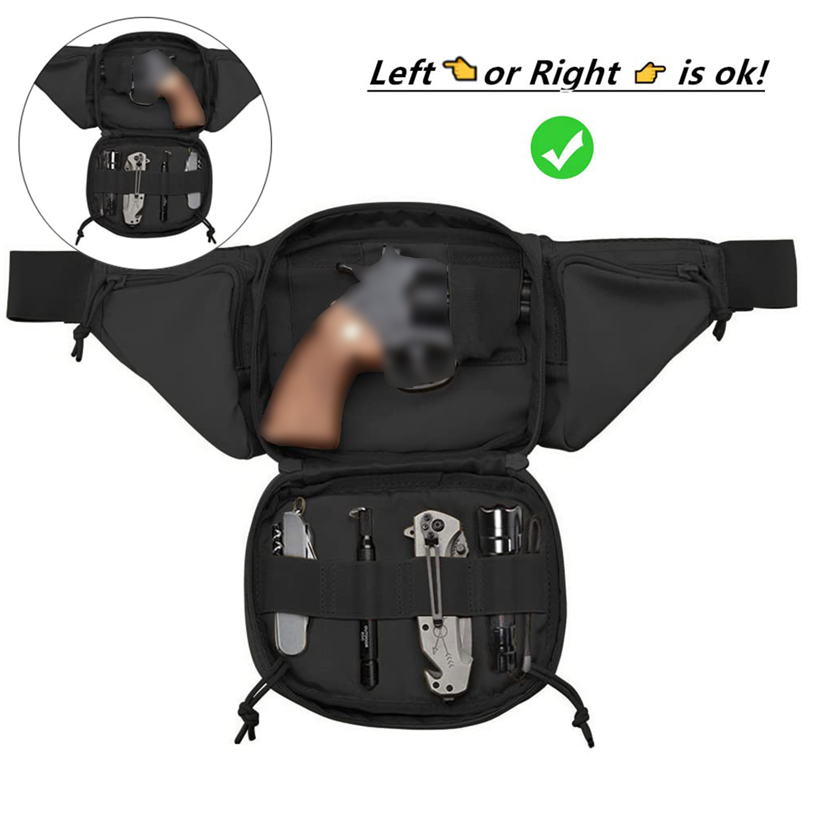 Tactical Fanny Pack Gun Holste - Edc Concealed Carry Fanny Pack review and price